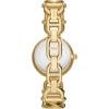 imageFossil Womens Carlie Quartz Stainless Steel ThreeHand WatchGold ChainWhite