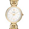 imageFossil Womens Carlie Quartz Stainless Steel ThreeHand WatchGold ChainWhite