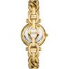 imageFossil Womens Carlie Quartz Stainless Steel ThreeHand WatchGold Curb Chain