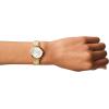 imageFossil Womens Carlie Quartz Stainless Steel ThreeHand WatchGoldMOP