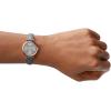 imageFossil Womens Carlie Quartz Stainless Steel ThreeHand WatchGray LeatherRose Gold