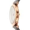 imageFossil Womens Carlie Quartz Stainless Steel ThreeHand WatchGray LeatherRose Gold