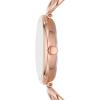 imageFossil Womens Carlie Quartz Stainless Steel ThreeHand WatchRose Gold Chain