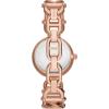 imageFossil Womens Carlie Quartz Stainless Steel ThreeHand WatchRose Gold Chain