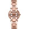 imageFossil Womens Carlie Quartz Stainless Steel ThreeHand WatchRose Gold Glitz