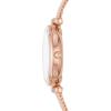 imageFossil Womens Carlie Quartz Stainless Steel ThreeHand WatchRose Gold Mesh