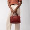 imageFossil Womens Carlie Satchel HandbagScarlet
