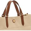 imageFossil Womens Gemma Tote BagNaturalMedium Brown Large