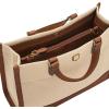 imageFossil Womens Gemma Tote BagNaturalMedium Brown Small