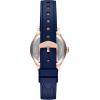 imageFossil Womens Gilmore ThreeHand Date Stainless Steel WatchBlueRose Gold