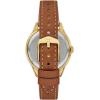 imageFossil Womens Gilmore ThreeHand Date Stainless Steel WatchBrown LeatherGold