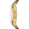 imageFossil Womens Gilmore ThreeHand Date Stainless Steel WatchBrown LeatherGold