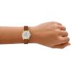 imageFossil Womens Gilmore ThreeHand Date Stainless Steel WatchBrownGold