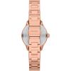 imageFossil Womens Gilmore ThreeHand Rose GoldTone Stainless Steel Watch Model ES5420