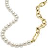 imageFossil Womens GoldTone Stainless Steel Pendant Chain Necklace for WomenGold ChainPearl