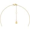 imageFossil Womens GoldTone Stainless Steel Pendant Chain Necklace for WomenGold Classic MOP Disc