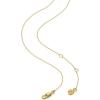 imageFossil Womens GoldTone Stainless Steel Pendant Chain Necklace for WomenGold Ellis Et Moi