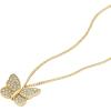 imageFossil Womens GoldTone Stainless Steel Pendant Chain Necklace for WomenGold Glitz Sutton Butterfly