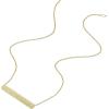 imageFossil Womens GoldTone Stainless Steel Pendant Chain Necklace for WomenGold Harlow Linear Texture Bar