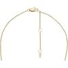 imageFossil Womens GoldTone Stainless Steel Pendant Chain Necklace for WomenGold Harlow Linear Texture Bar