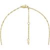 imageFossil Womens GoldTone Stainless Steel Pendant Chain Necklace for WomenGold Heritage DLink Glitz Chain