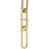 imageFossil Womens GoldTone Stainless Steel Pendant Chain Necklace for WomenGold Heritage DLink YNeck Chain