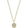 imageFossil Womens GoldTone Stainless Steel Pendant Chain Necklace for WomenGold Heritage Glitz Crest