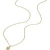imageFossil Womens GoldTone Stainless Steel Pendant Chain Necklace for WomenGold Heritage Glitz Crest