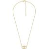 imageFossil Womens GoldTone Stainless Steel Pendant Chain Necklace for WomenGold Heritage Glitz DLink