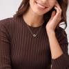 imageFossil Womens GoldTone Stainless Steel Pendant Chain Necklace for WomenGold Heritage Glitz DLink