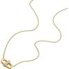 imageFossil Womens GoldTone Stainless Steel Pendant Chain Necklace for WomenGold Heritage Glitz DLink