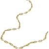 imageFossil Womens GoldTone Stainless Steel Pendant Chain Necklace for WomenGold Heritage Small Anchor Chain