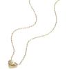 imageFossil Womens GoldTone Stainless Steel Pendant Chain Necklace for WomenGold Sadie Heart
