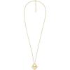 imageFossil Womens GoldTone Stainless Steel Pendant Chain Necklace for WomenGold Sadie Heart Lock