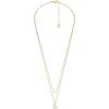 imageFossil Womens GoldTone Stainless Steel Pendant Chain Necklace for WomenGold Sutton Horseshoe
