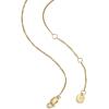 imageFossil Womens GoldTone Stainless Steel Pendant Chain Necklace for WomenGoldGreen Heart