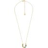 imageFossil Womens GoldTone Stainless Steel Pendant Chain Necklace for WomenGoldStone Horseshoe