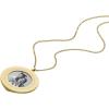 imageFossil Womens GoldTone Stainless Steel Pendant Chain Necklace for WomenHarlow Gold Disc