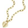 imageFossil Womens GoldTone Stainless Steel Pendant Chain Necklace for WomenHarlow Gold Heart Chain