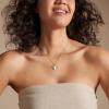 imageFossil Womens GoldTone Stainless Steel Pendant Chain Necklace for WomenHarlow Gold Heart Pendant