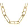 imageFossil Womens GoldTone Stainless Steel Pendant Chain Necklace for WomenHeritage Gold Link