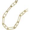 imageFossil Womens GoldTone Stainless Steel Pendant Chain Necklace for WomenHeritage Gold Link