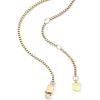 imageFossil Womens GoldTone Stainless Steel Pendant Chain Necklace for WomenLayered Blue Bead