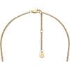 imageFossil Womens GoldTone Stainless Steel Pendant Chain Necklace for WomenLayered Gold Bead