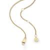 imageFossil Womens GoldTone Stainless Steel Pendant Chain Necklace for WomenLayered Green Bead