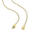 imageFossil Womens GoldTone Stainless Steel Pendant Chain Necklace for WomenLocket Star