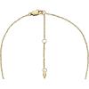 imageFossil Womens GoldTone Stainless Steel Pendant Chain Necklace for WomenMOP Butterfly