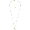 imageFossil Womens GoldTone Stainless Steel Pendant Chain Necklace for WomenMOP Heart