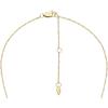 imageFossil Womens GoldTone Stainless Steel Pendant Chain Necklace for WomenMOP Heart Locket