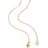imageFossil Womens GoldTone Stainless Steel Pendant Chain Necklace for WomenSutton MOP Evil Eye